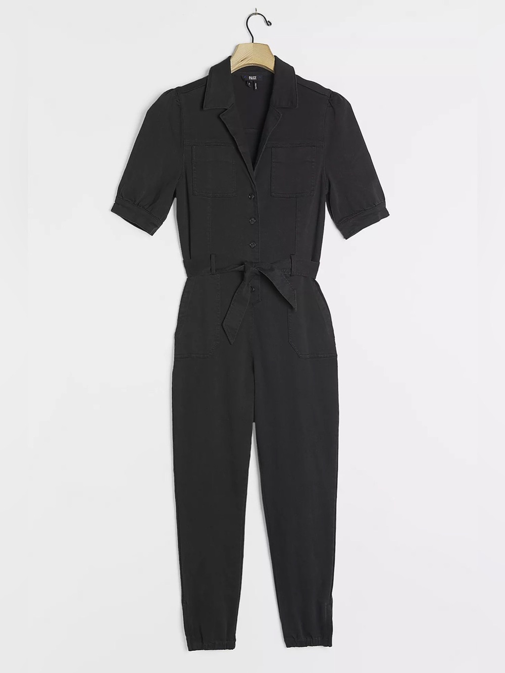 PAIGE Mayslie Jumpsuit in Washed Black